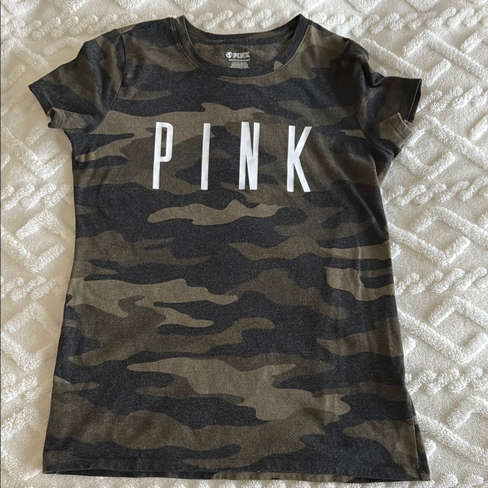 PINK Victoria's Secret Camouflage T-Shirt